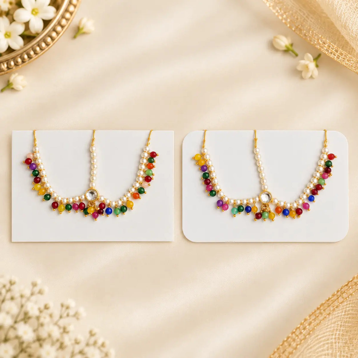 Madhulekha Multicolor Mathapatti