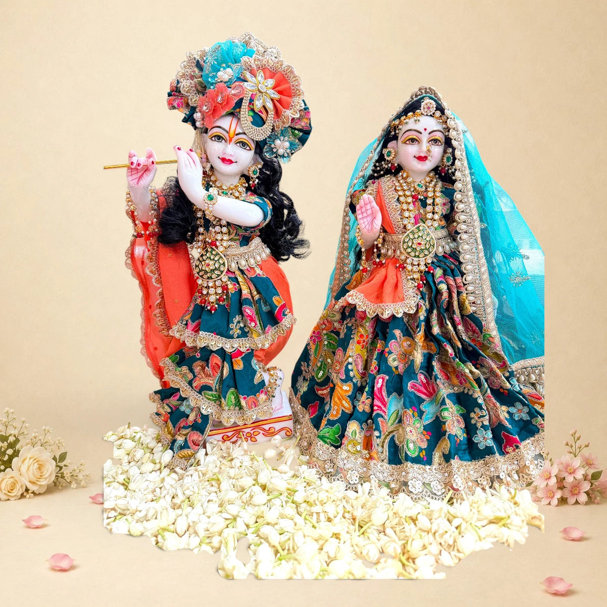 Maharas Neelambari Kali Poshak