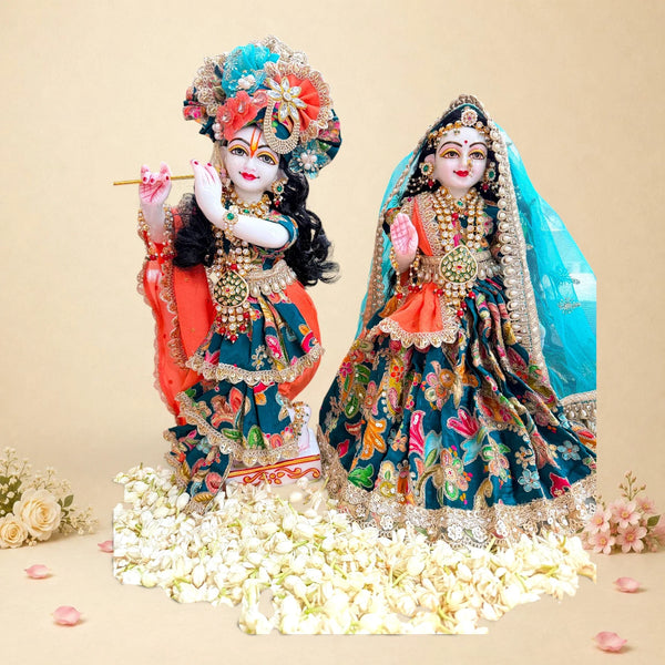 Maharas Neelambari Kali Poshak