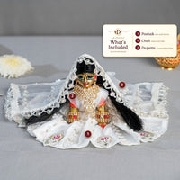 Shwet Chandrika Bal Radharani Poshak